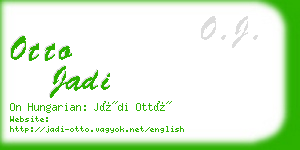 otto jadi business card